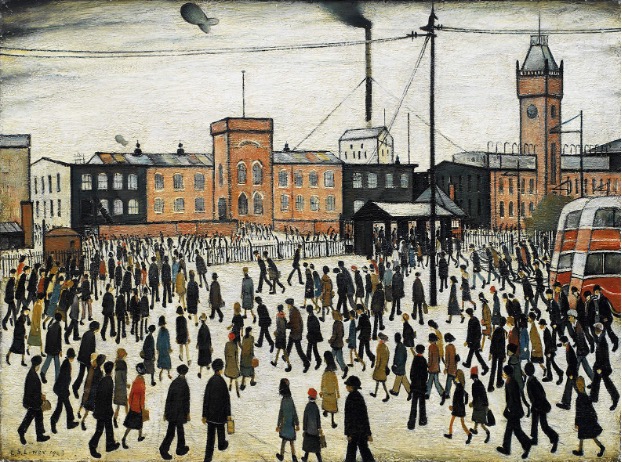 L.S Lowry, “Going to Work” (1943)